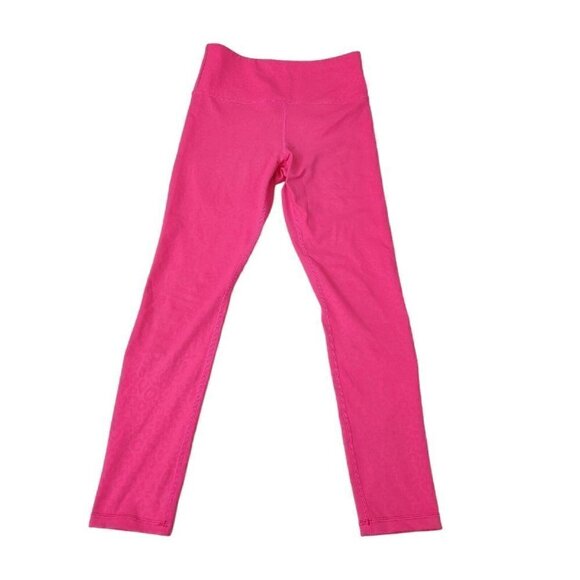 Zyia Active Leggings 4 Pink Leopard Print High-Rise Stretch Gym Athletic - Picture 1 of 9
